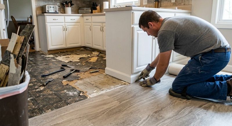 Linoleum Floor Installation in Cocoa Beach, FL