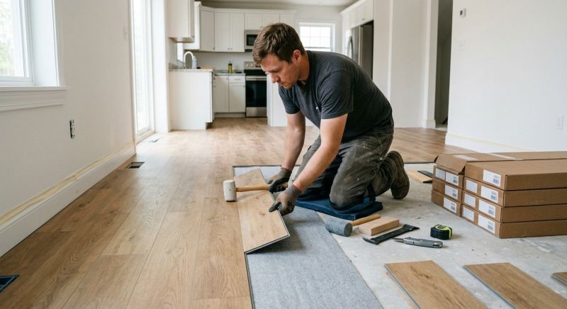 Vinyl Plank Floor Installation in Rockledge, FL